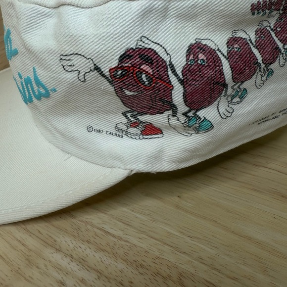 Vintage California‎ Raisins Hat 1987 Novelty Promo Baseball Cap - Picture 2 of 7